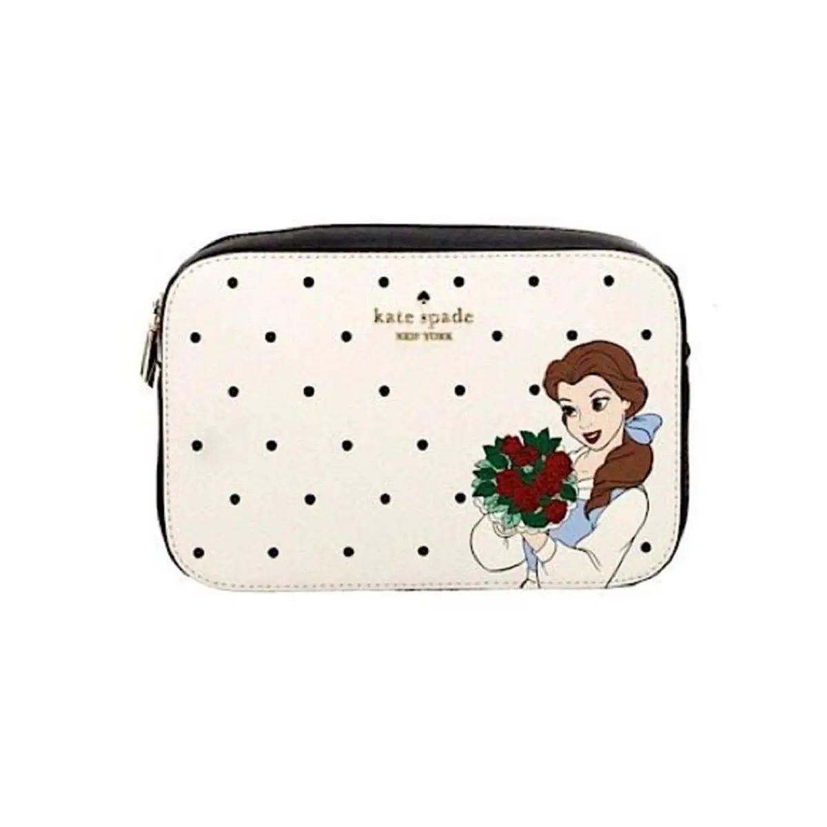 Disney X Kate Spade Crossbody Purse Beauty and The Beast Mini Camera Bag