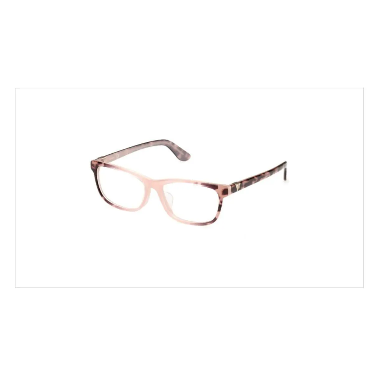 Guess GU2961 074 Eyeglasses Pink Tortoise Geometric Women`s Frames 53-15-145