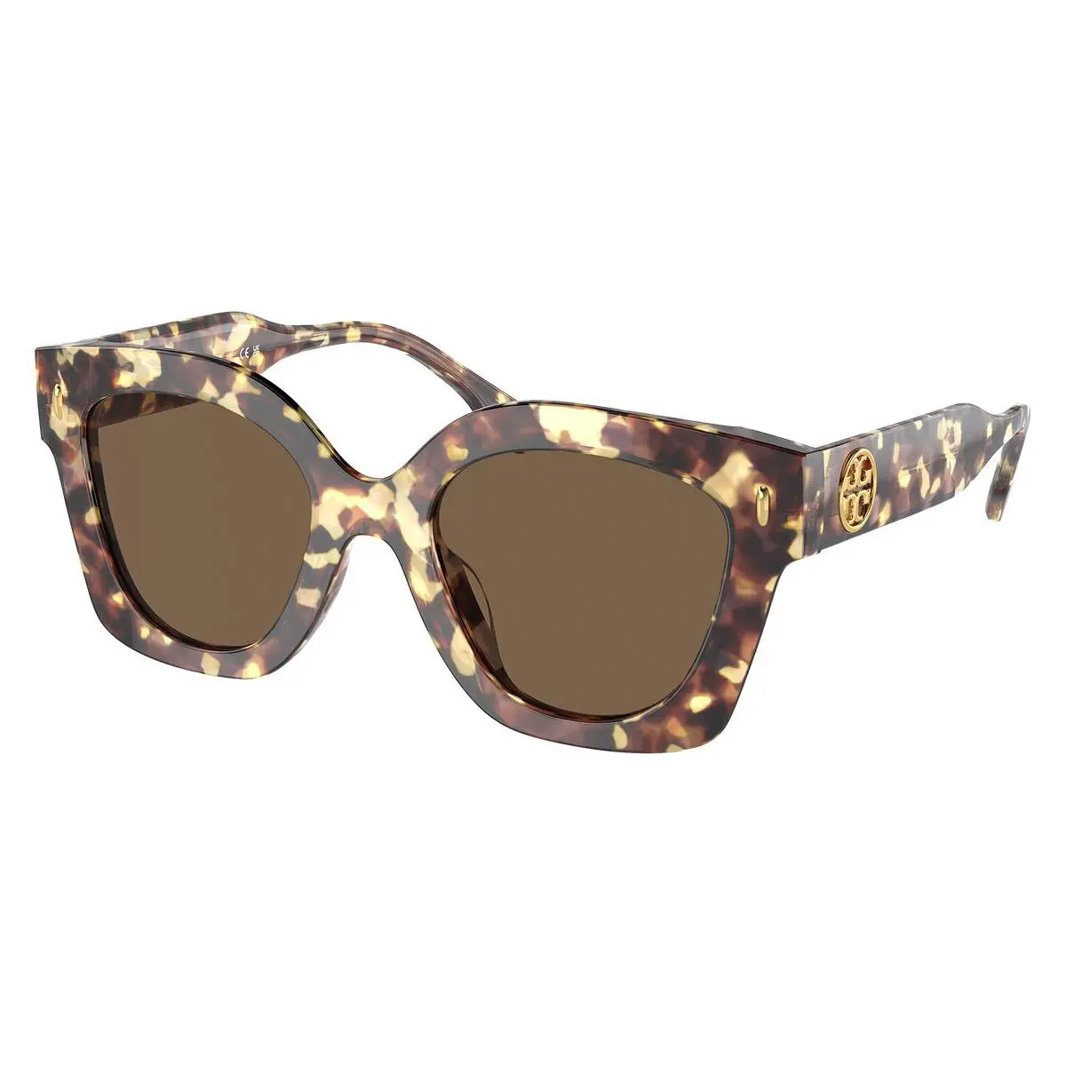Tory Burch Woman Sunglasses TY7201U Vintage Tortoise /dark Brown Lens 49mm