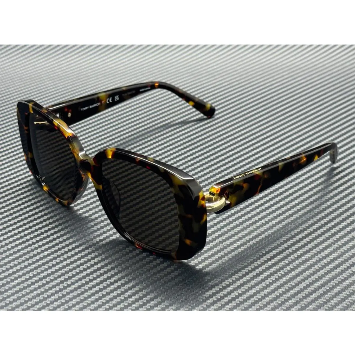Tory Burch TY7223U 198173 Brown Tortoise Women`s 53 mm Sunglasses