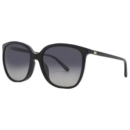 Woman Square Sunglasses MK2137U Black /grey Polarized Lens 57mm by Michael Kors