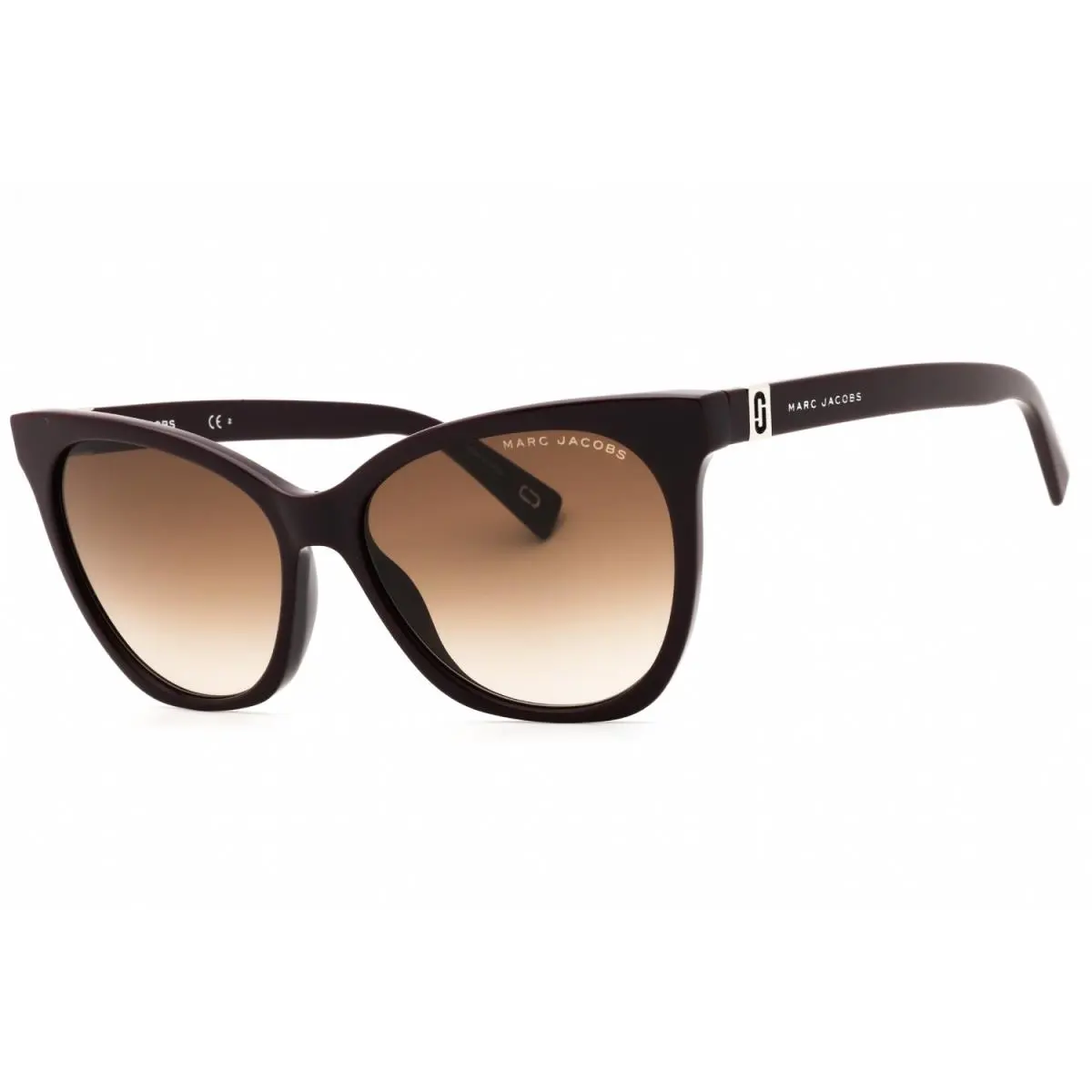 Marc Jacobs Marc 336/S-00T7 00 Sunglasses 56mm - Frame: Plum (HA brown gradient lens), Lens: Gray