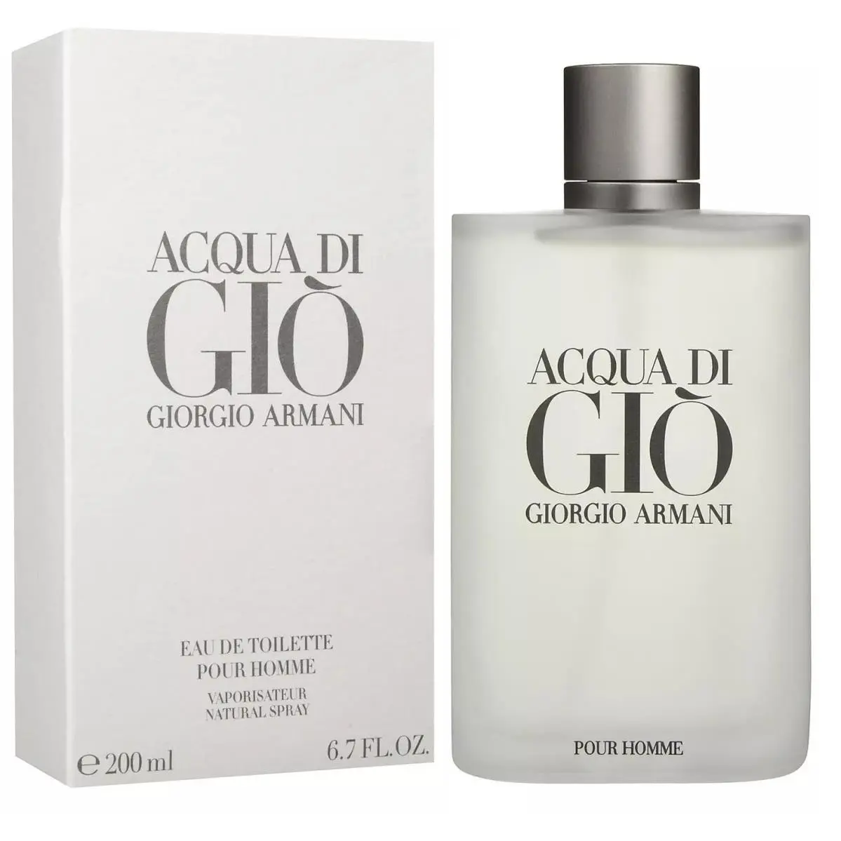 Giorgio Armani Acqua Di Gio 6.7 oz / 200 ml Men`s Elegance Eau de Toilette Spray