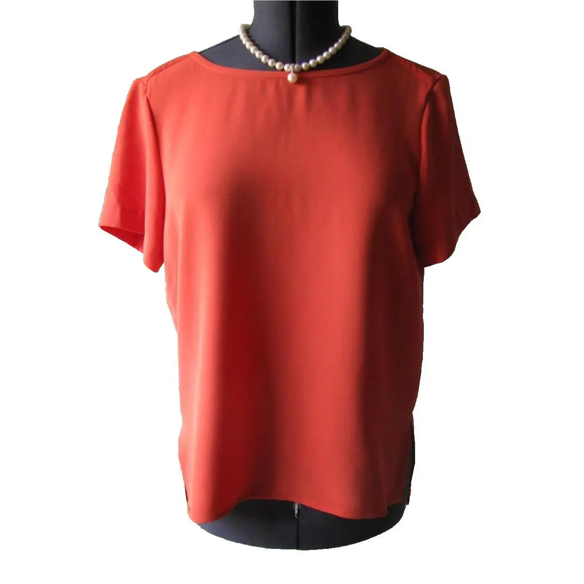 Rag Bone Bettina Top Saffron Woman Short Sleeve Top Blouse Size Small