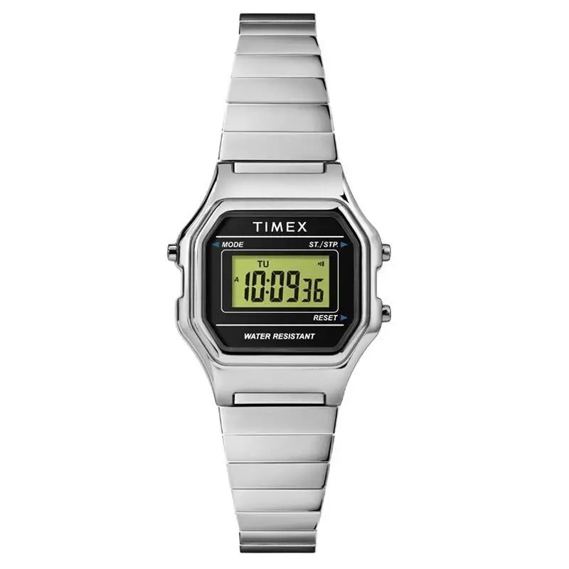 TW2T48200 Women`s Watch Silver Stainless Steel Band Digital by Timex