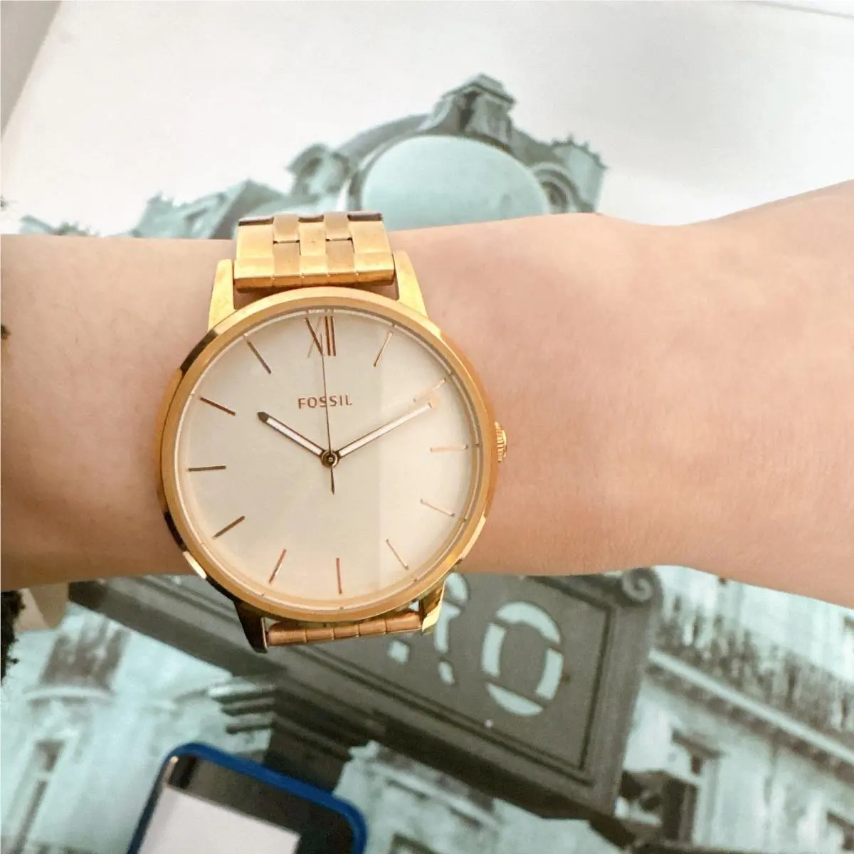 Fossil BQ3513 Cambry Silver Dial Women`s Watch