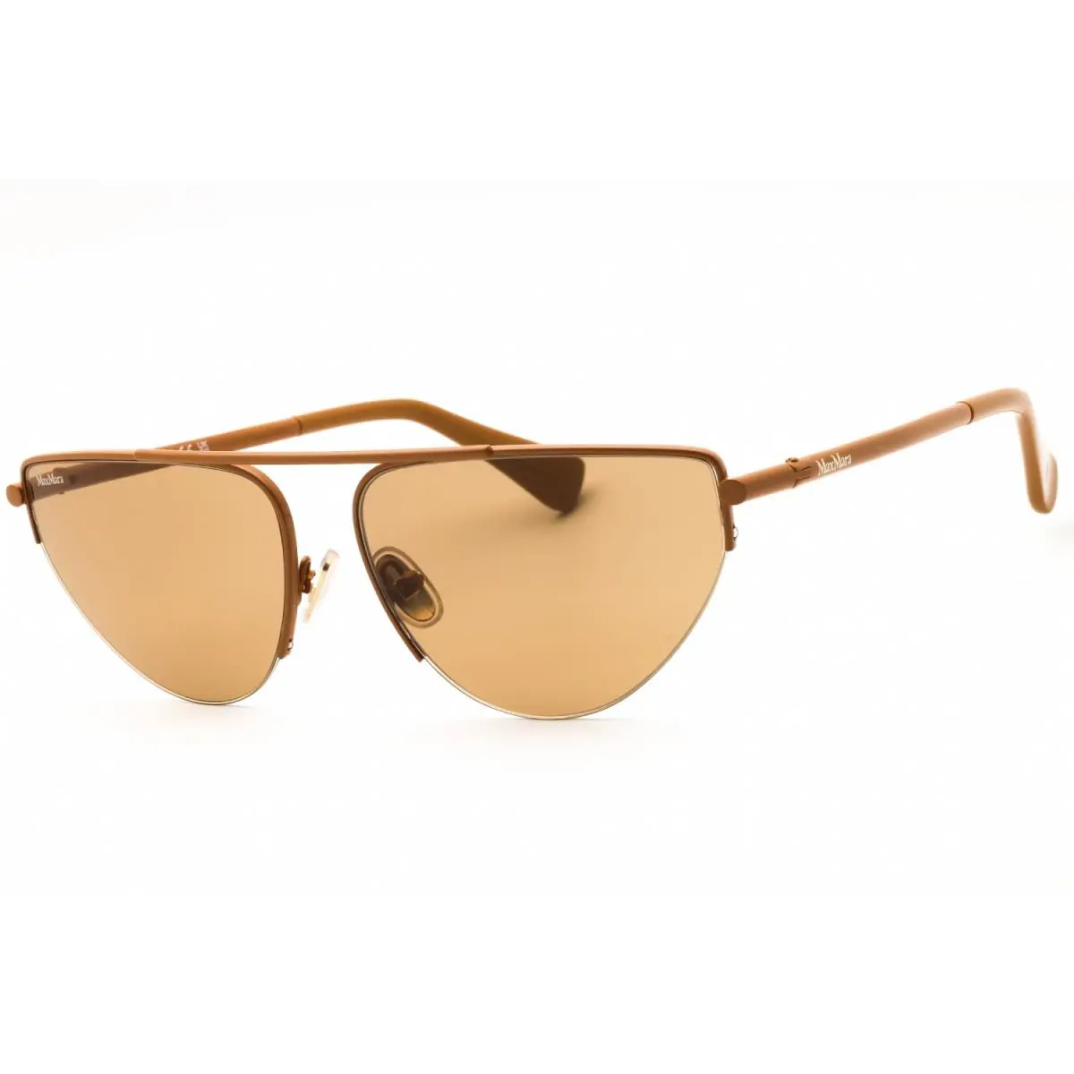 Max Mara MM0122-45E-58 Sunglasses Size 58mm 135mm 15mm Brown Sunglasses NE