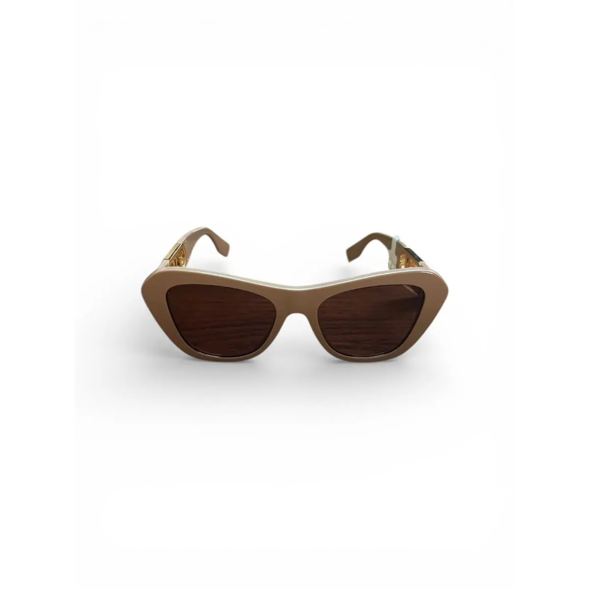 Fendi O`lock FE Cat Eye Sunglasses Pink Logo with Case