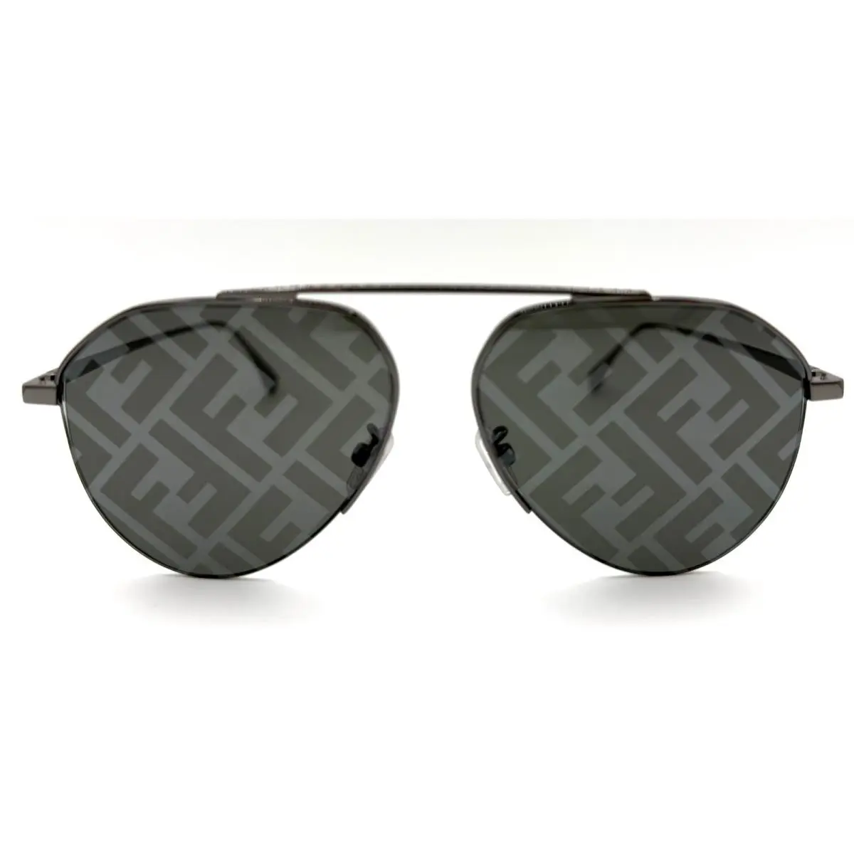 Fendi FE40061U FE 40061U 12C Black Logo Sunglasses 57-14-145 Rx