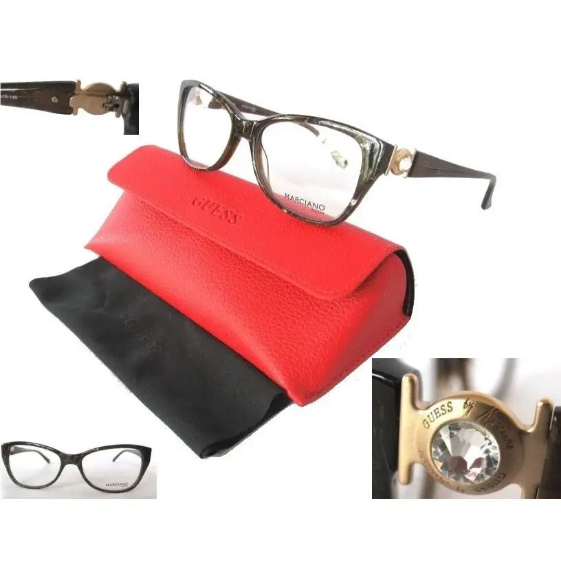 Guess by Marciano Eyeglasses Frame GM197 Brown 53mm + Case