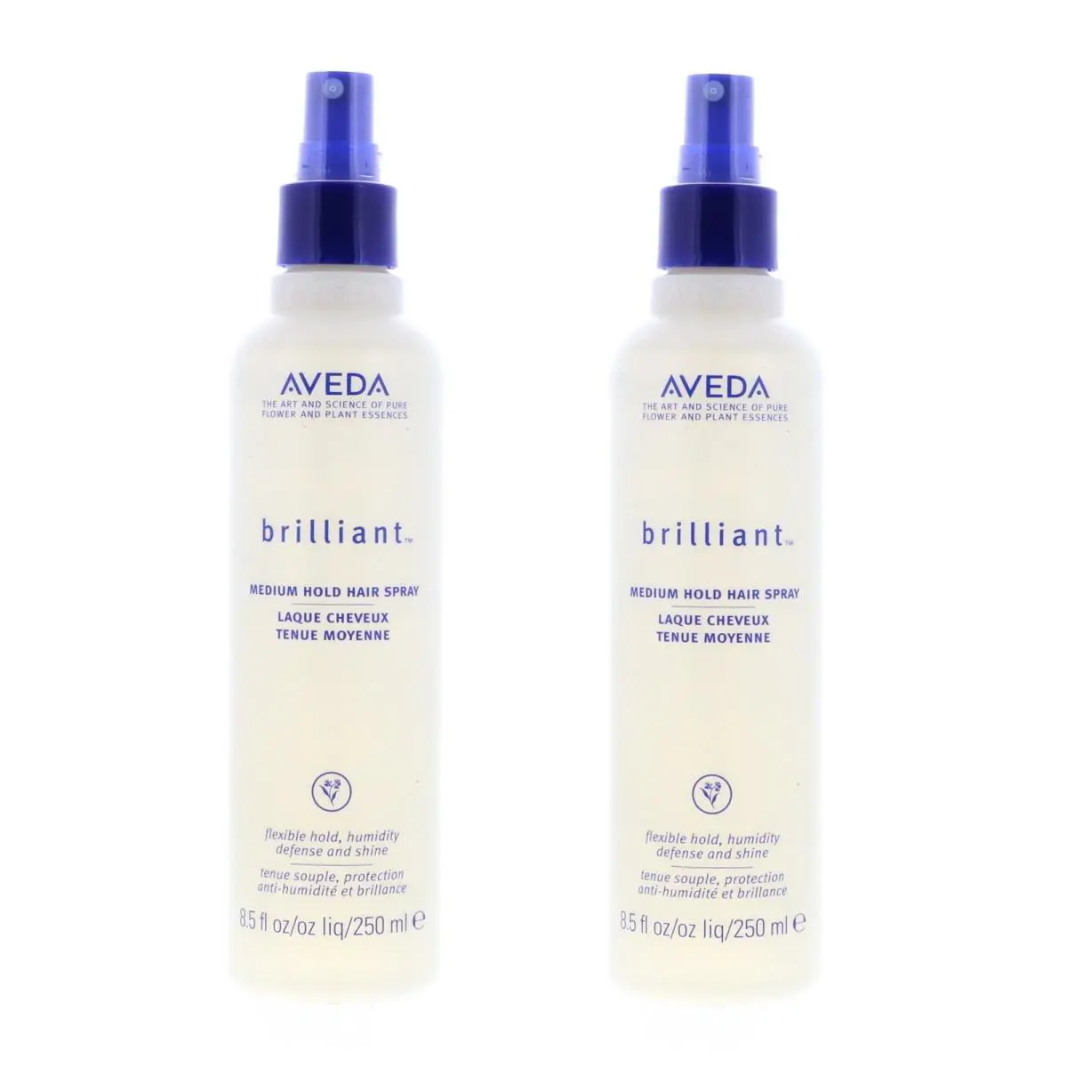 Brilliant Medium Hold Hair Spray 8.5 oz 2 Pack by Aveda