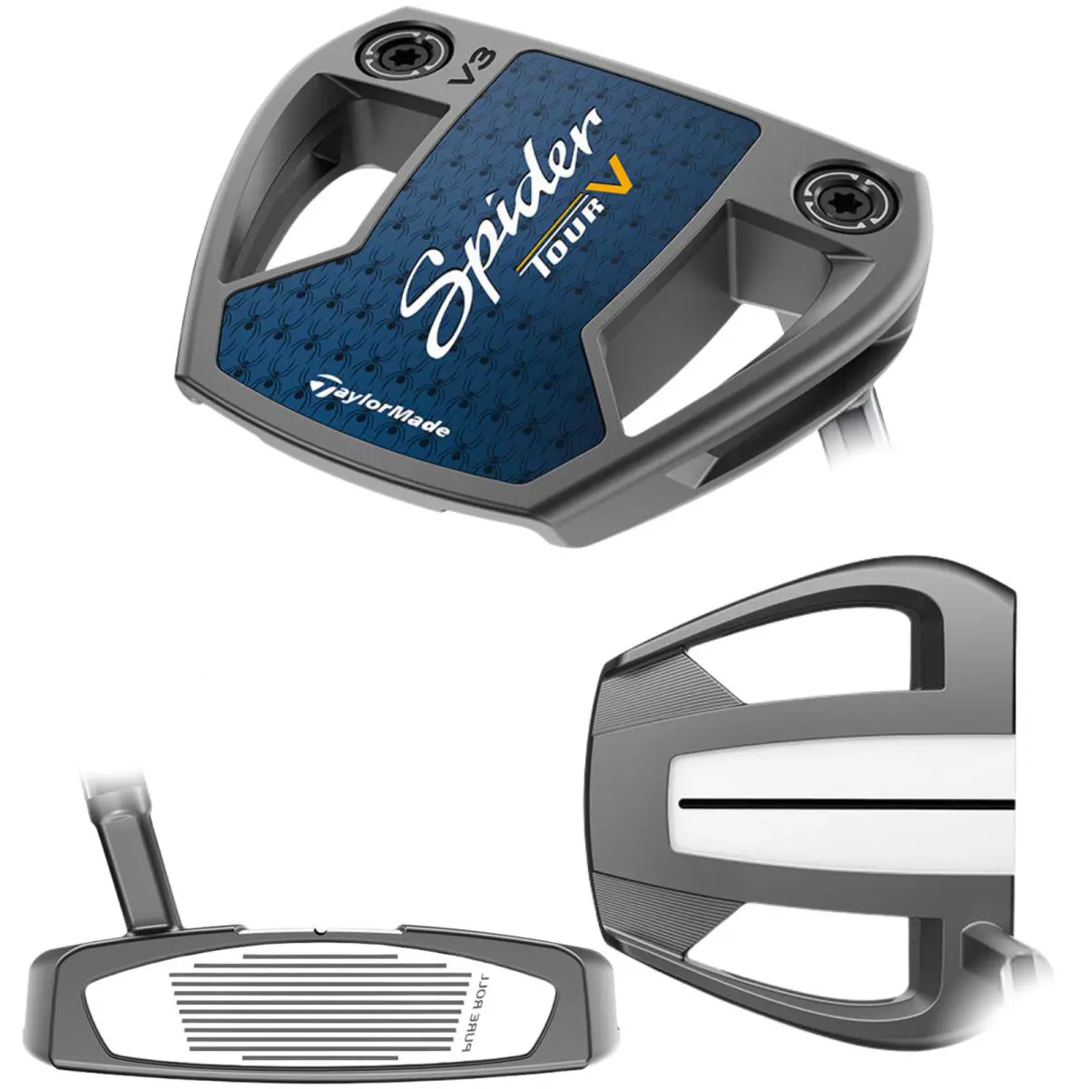 Lefty Taylormade Spider Tour V V3 Putter Slant Neck Choose Length