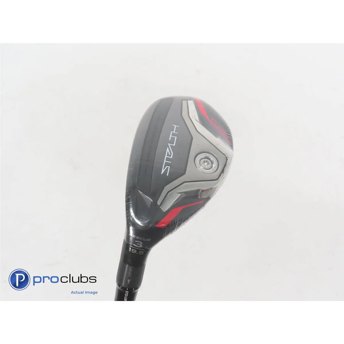 Left Handed Taylormade Stealth Plus+ Rescue 19.5 3 Hybrid - Stiff - 359299