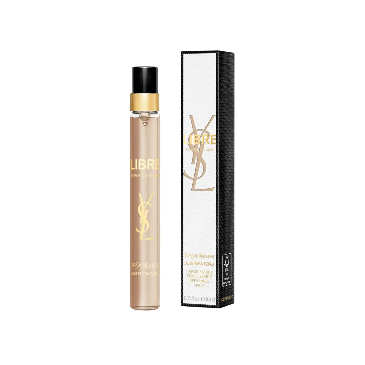 Yves Saint Laurent Libre Flowers Flames Eau De 0.33 Fl Oz Pack of 1