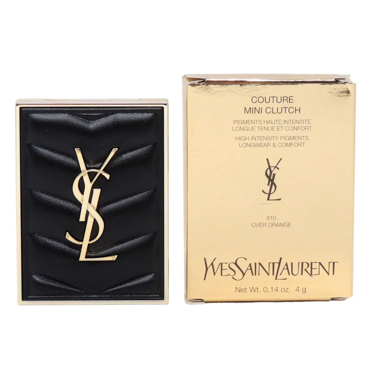 Yves Saint Laurent Couture Mini Clutch 810 Over Orange 4g .14oz Eye Shadow