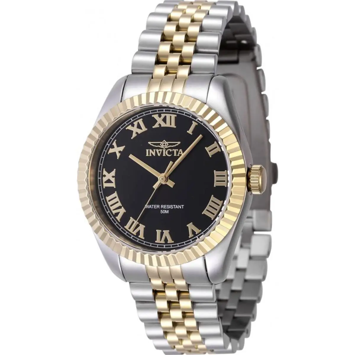 Invicta Women`s 47413 Specialty Quartz 3 Hand Black Dial Watch