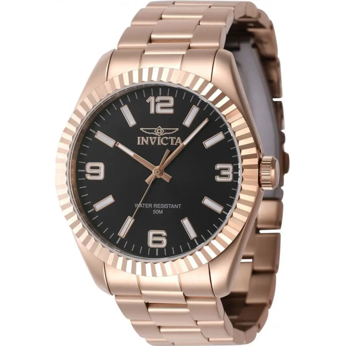 Invicta Men`s 47461 Specialty Quartz 3 Hand Black Dial Watch