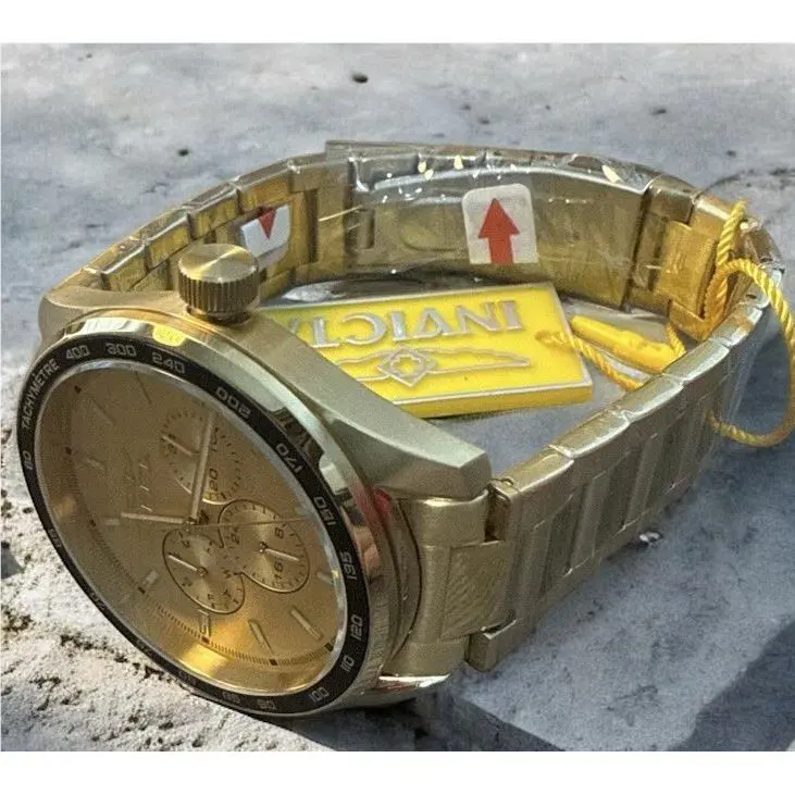Invicta Specialty Briar Men`s Watch - 42mm Gold Tone Model 49956