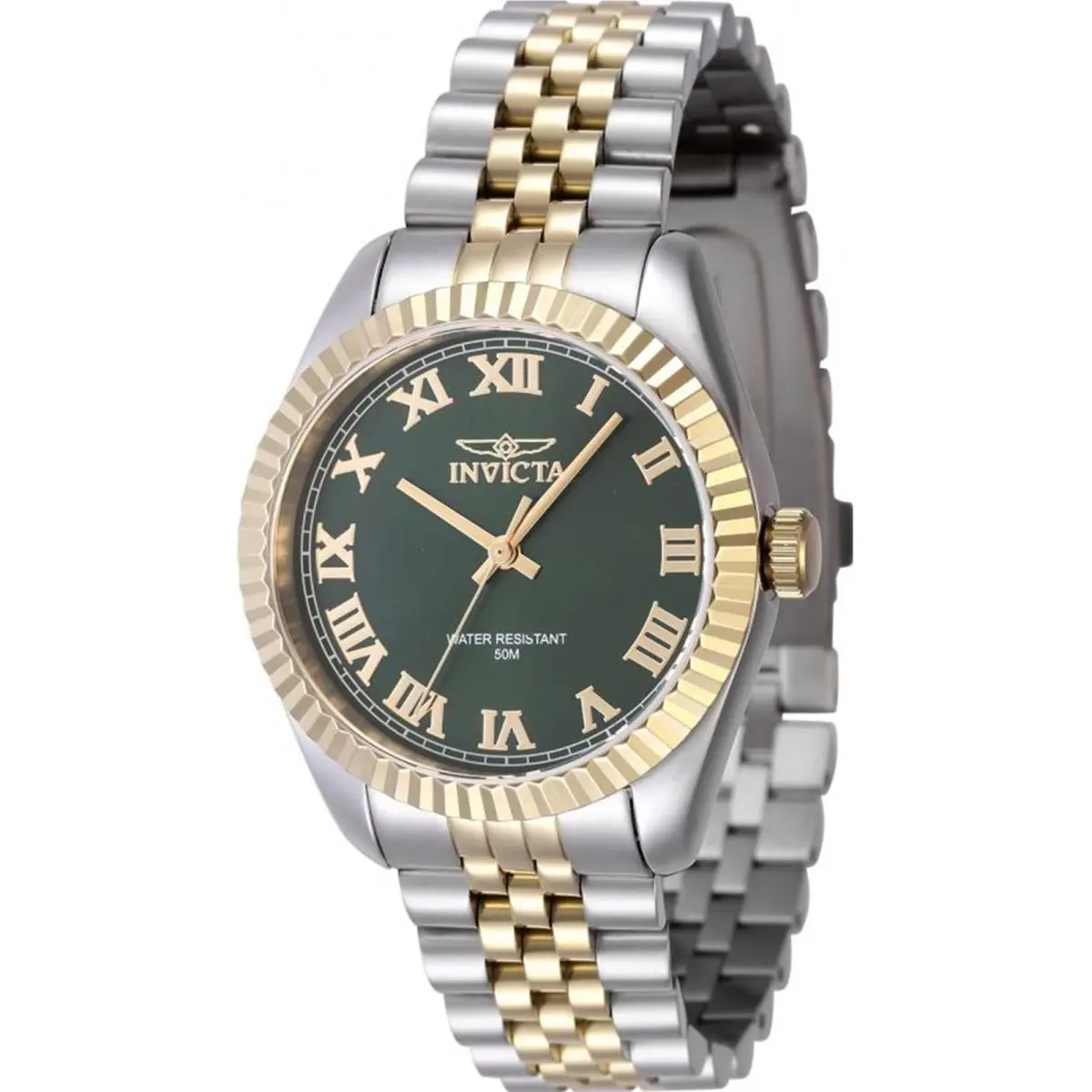 Invicta Women`s 47415 Specialty Quartz 3 Hand Green Dial Watch