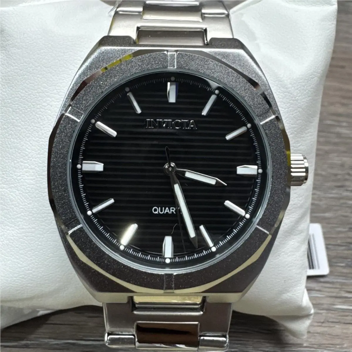 Invicta Celestial Watch Men 42 mm Stainless Steel Black Dial Matte Analog