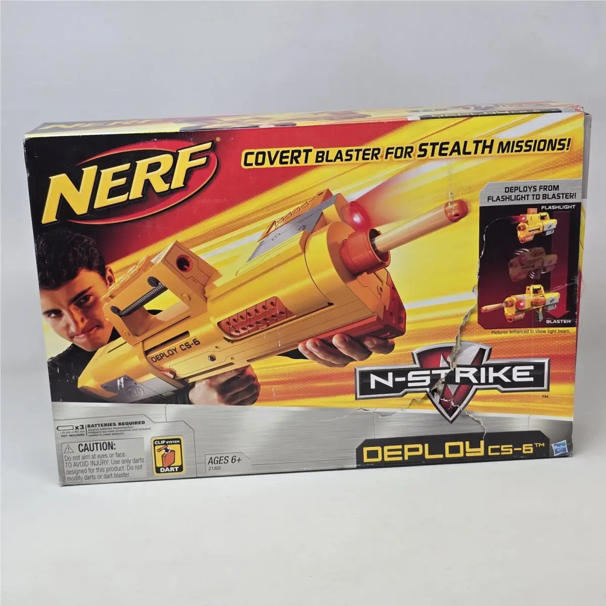 Nerf N-strike Deploy CS-6 Dart Blaster Clip System Hasbro 2009