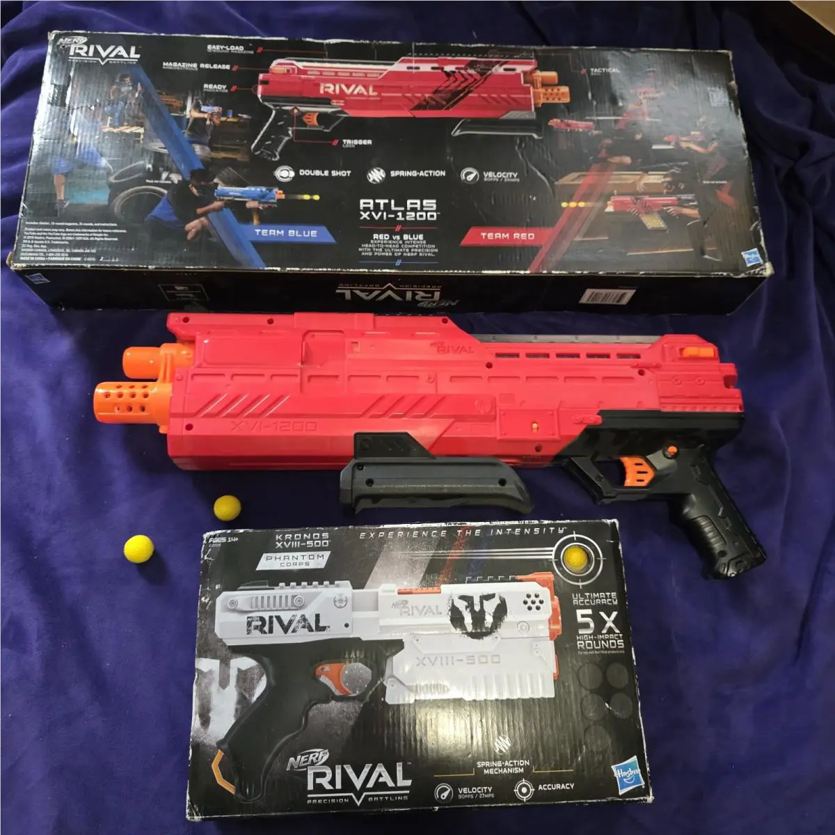 Nerf Rival Blaster Atlas XVI-1200 Team Red Precision