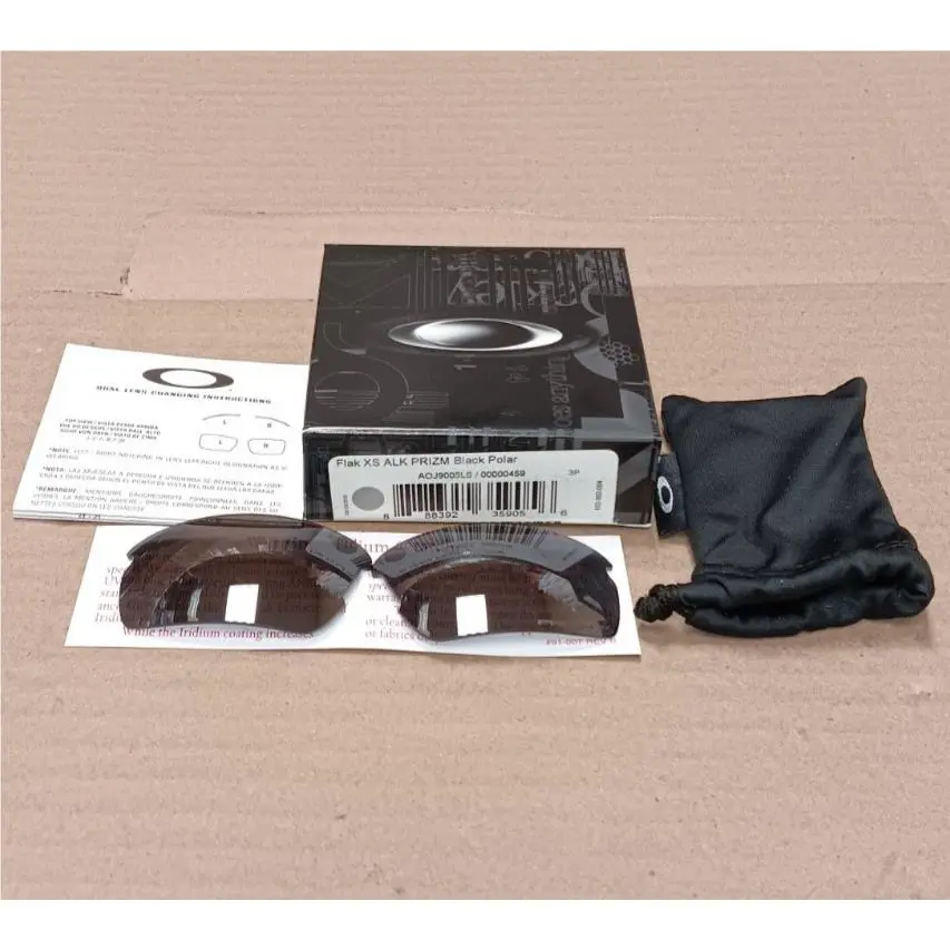 Flak XS Prizm Black Polarized Replacement Lenses 102-992-004 by Oakley