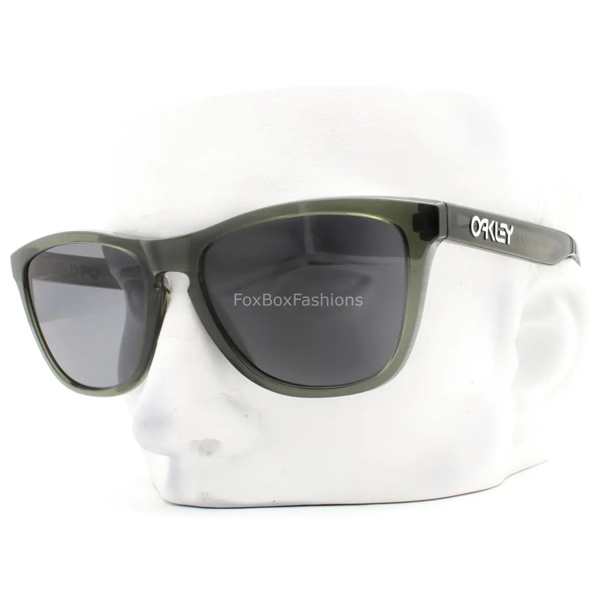 Frogskins Sunglasses Olive Ink Green Gray Tinted OO9013-M555 W/pouch by Oakley