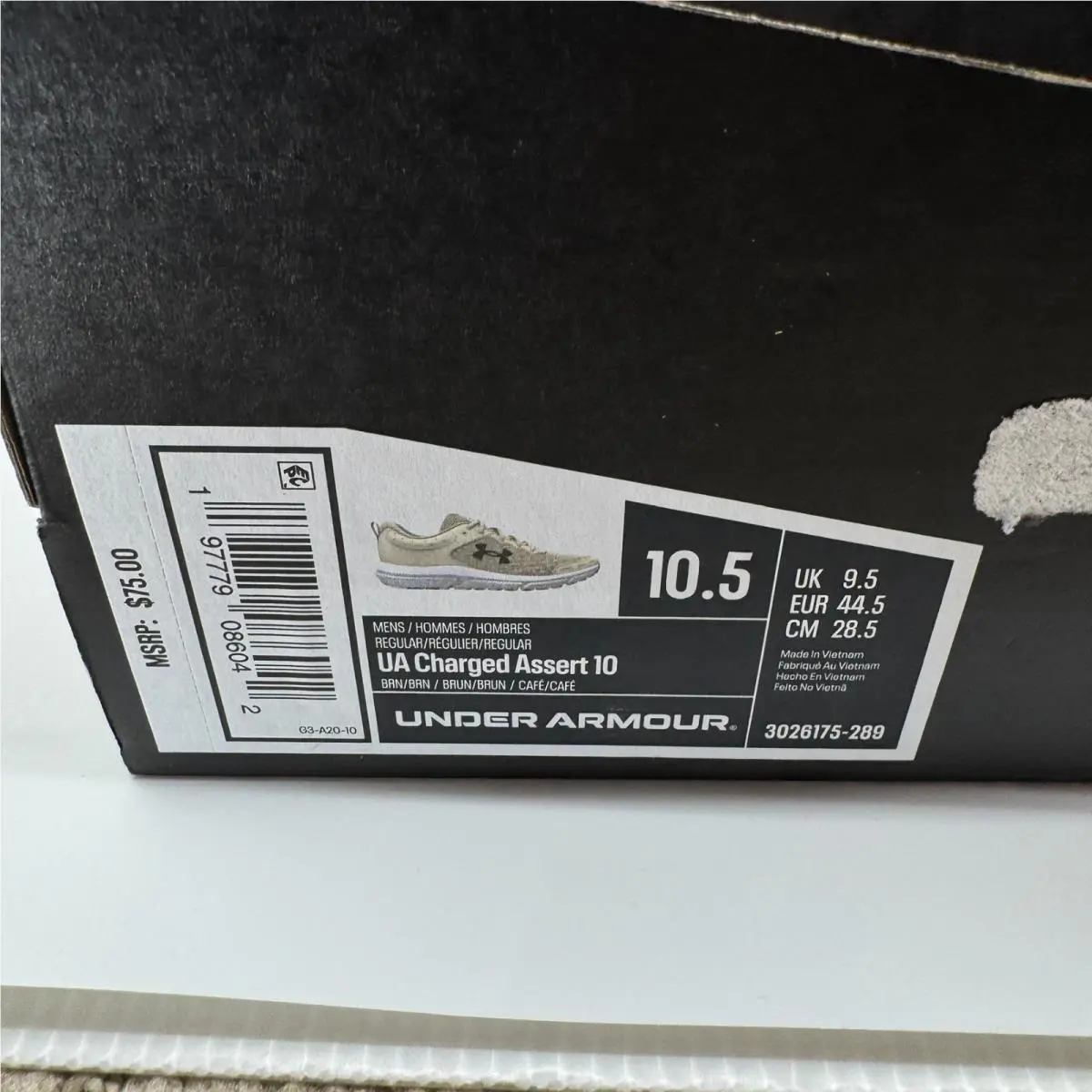 Under Armour shoes - Under Armour Charged Assert - Charged Assert - Gold 0