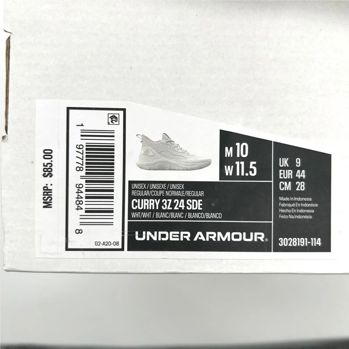 Under Armour shoes - White 9