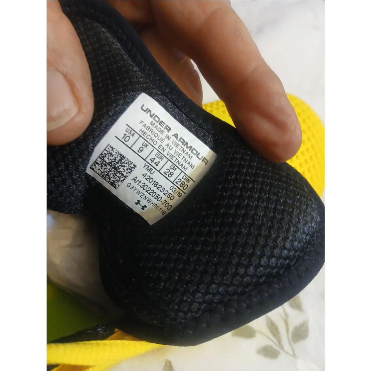 Under Armour shoes - Under Armour HOVR Havoc 2 - 3022050-002 - Yellow 3