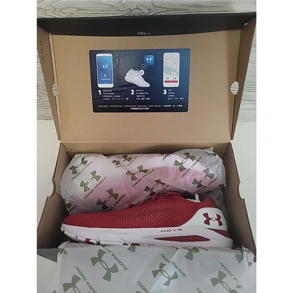 Under Armour shoes - Under Armour Team HOVR Sonic 4 NCAA - Red 8