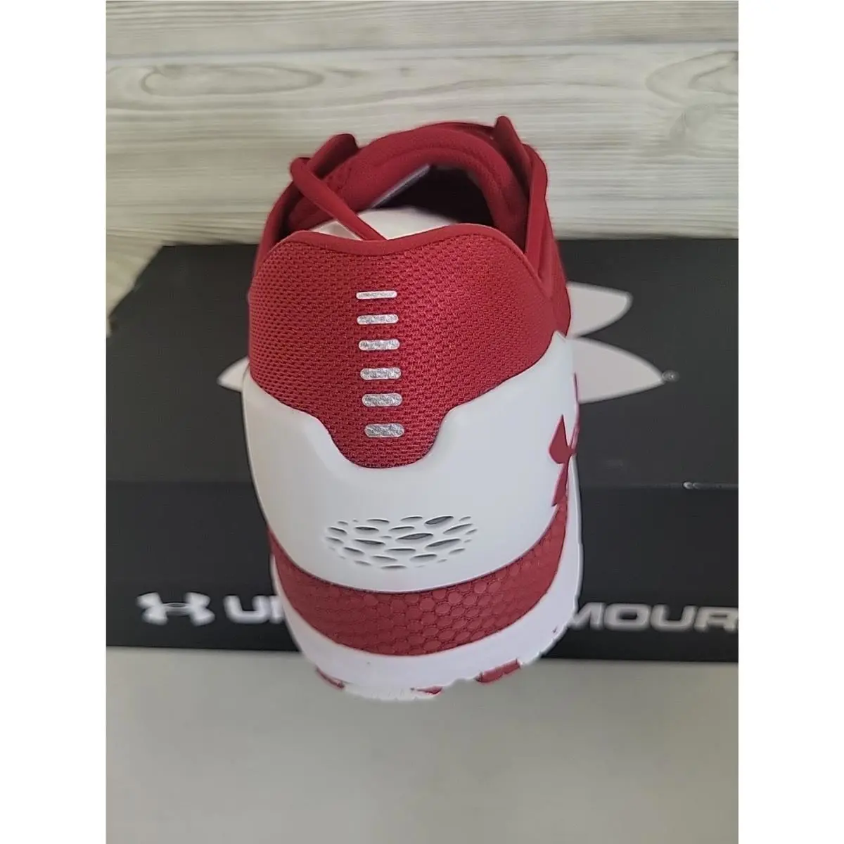 Under Armour shoes - Under Armour Team HOVR Sonic 4 NCAA - Red 4