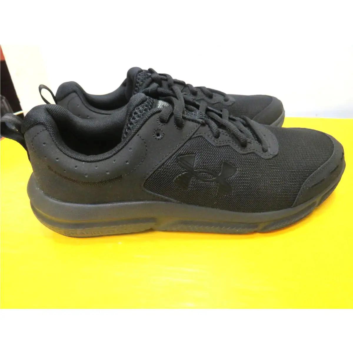 Under Armour shoes - Under Armour Charged Assert 10 - Black (UPC: 196040478777) 9