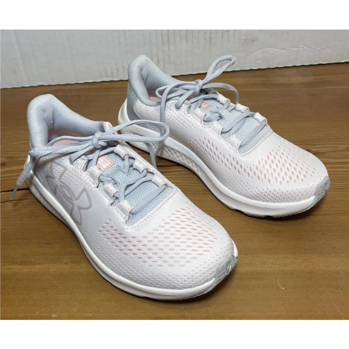Under Armour shoes - Charged Pursuit 3 - Charged Pursuit - WHITE-HALO GRAY-PINK FIZZ 0