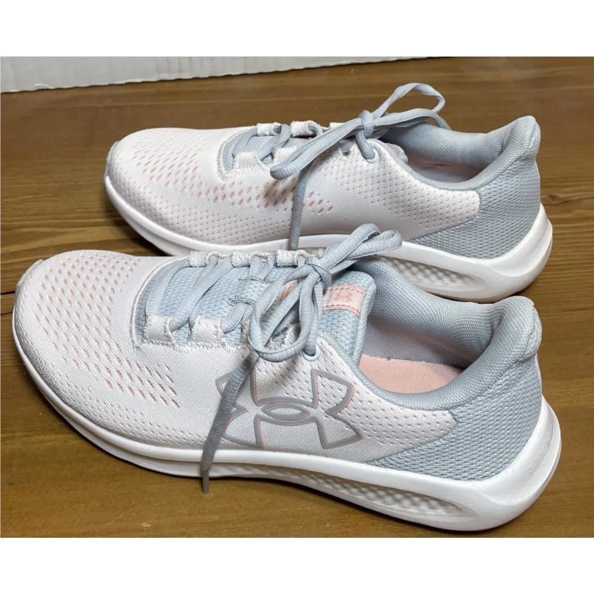 Under Armour shoes - Charged Pursuit 3 - Charged Pursuit - WHITE-HALO GRAY-PINK FIZZ 1