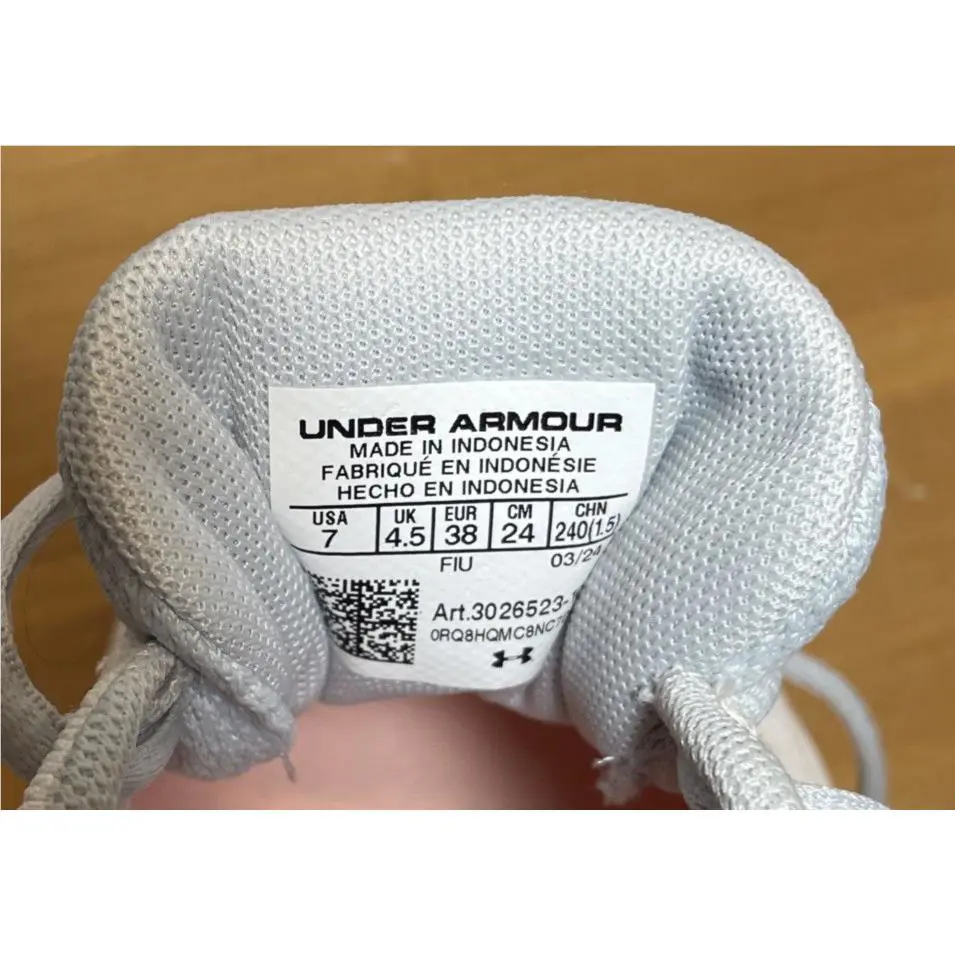 Under Armour shoes - Charged Pursuit 3 - Charged Pursuit - WHITE-HALO GRAY-PINK FIZZ 3