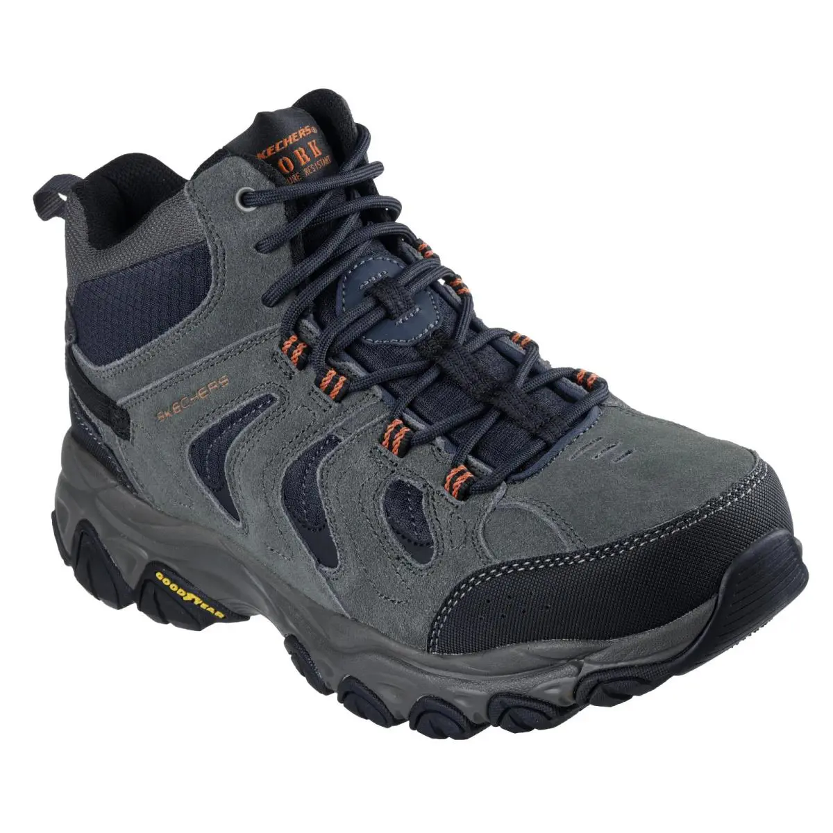 Skechers shoes - Charcoal Orange (Grey) 1