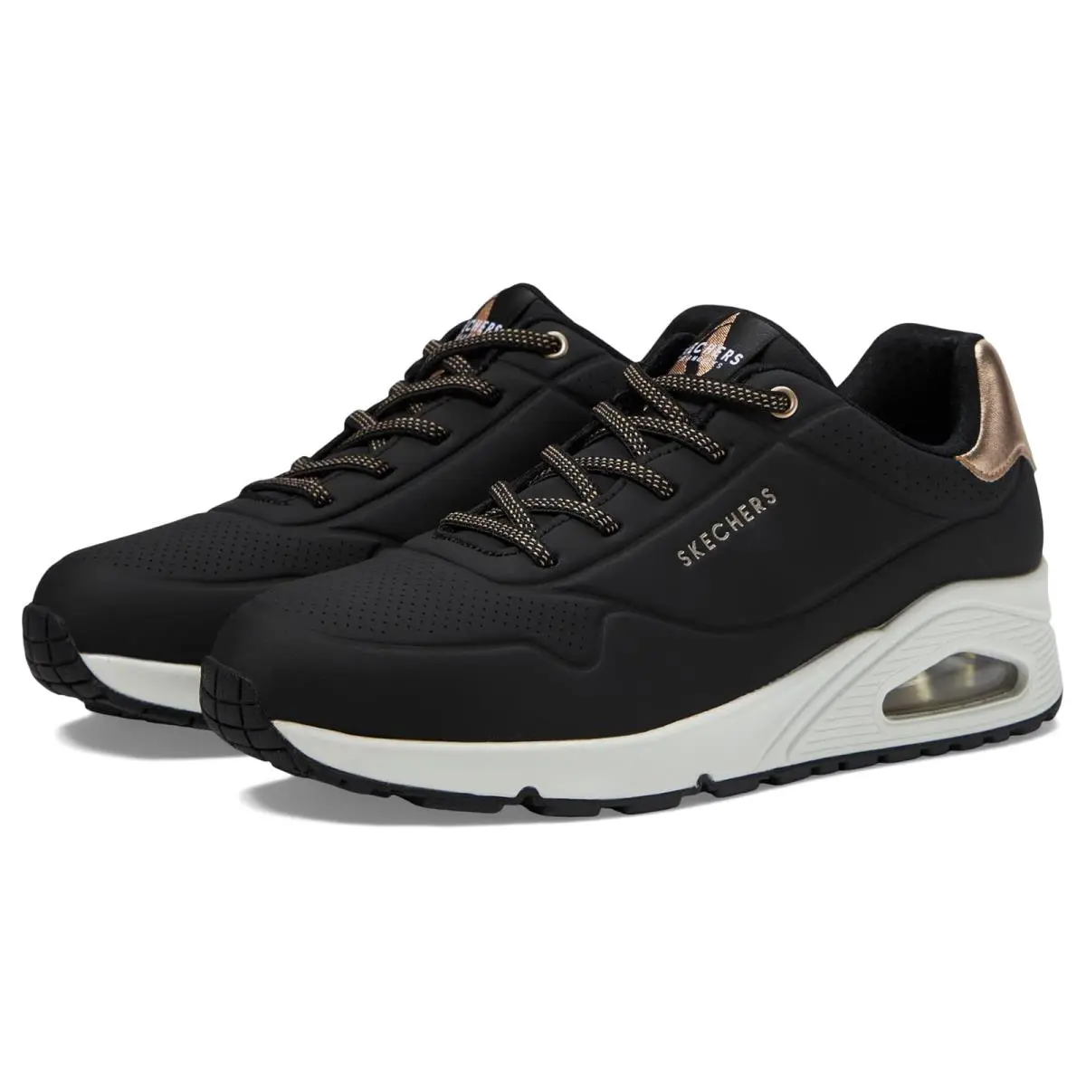 Woman`s Sneakers Athletic Shoes Skechers Uno - Shimmer Away
