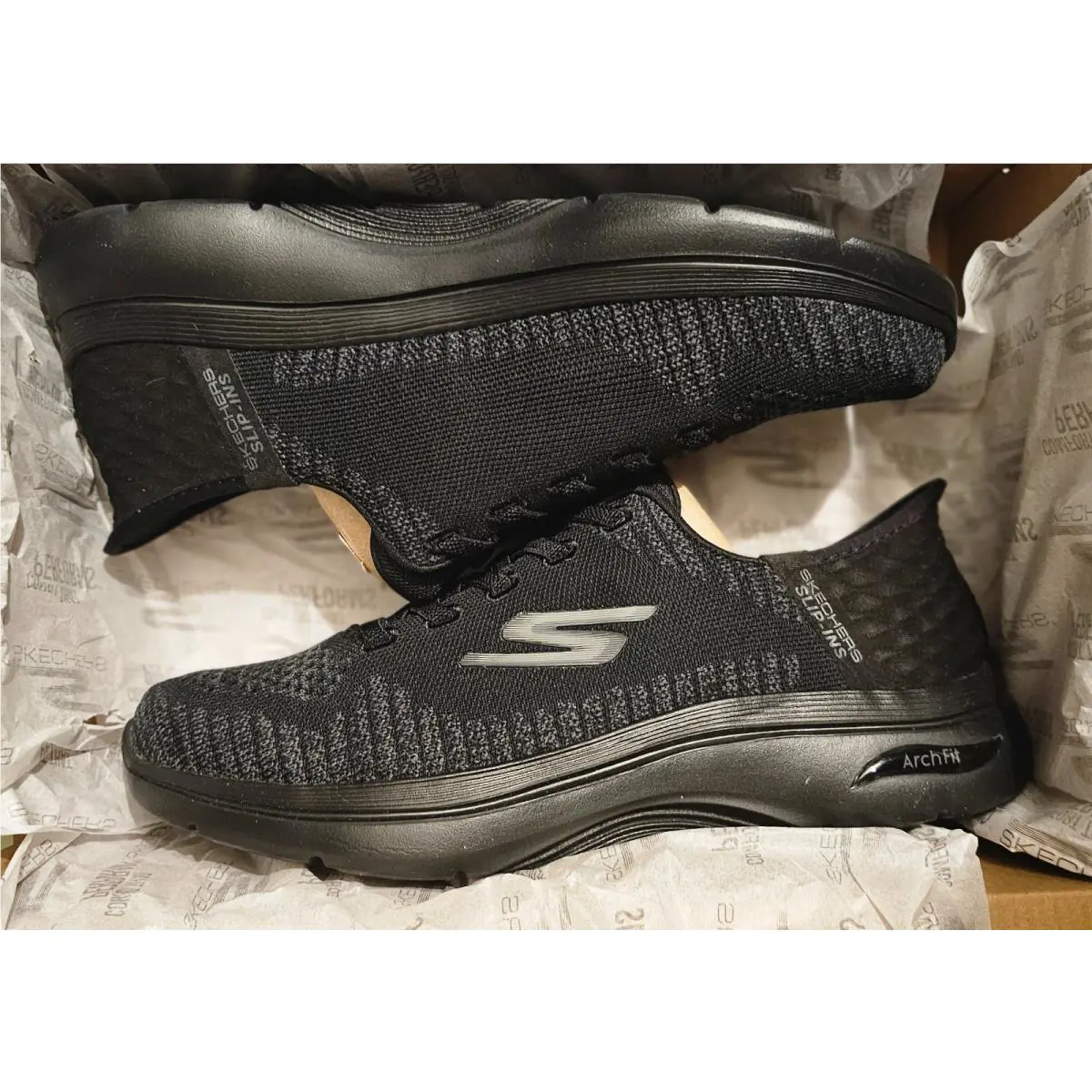 Skechers shoes - SKECHERS GO WALK 2 - WALK - 216601WW/BK - Black/Black 14