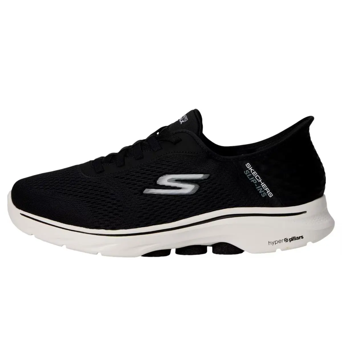 Skechers Go Walk 7 - Free Hand 2 Black / White 216648WW-BKW Men`s Size 14 X-wide - Multicolor