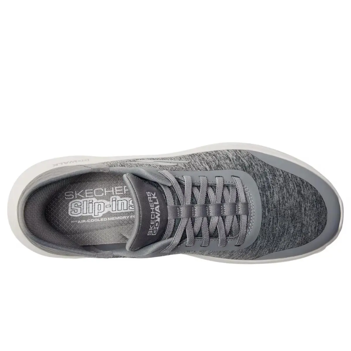Skechers shoes - Go Walk Flex Dacey Hands Free Slip-Ins - 124835-GRY-8-Medium - Gray (UPC: 197627448916) 0