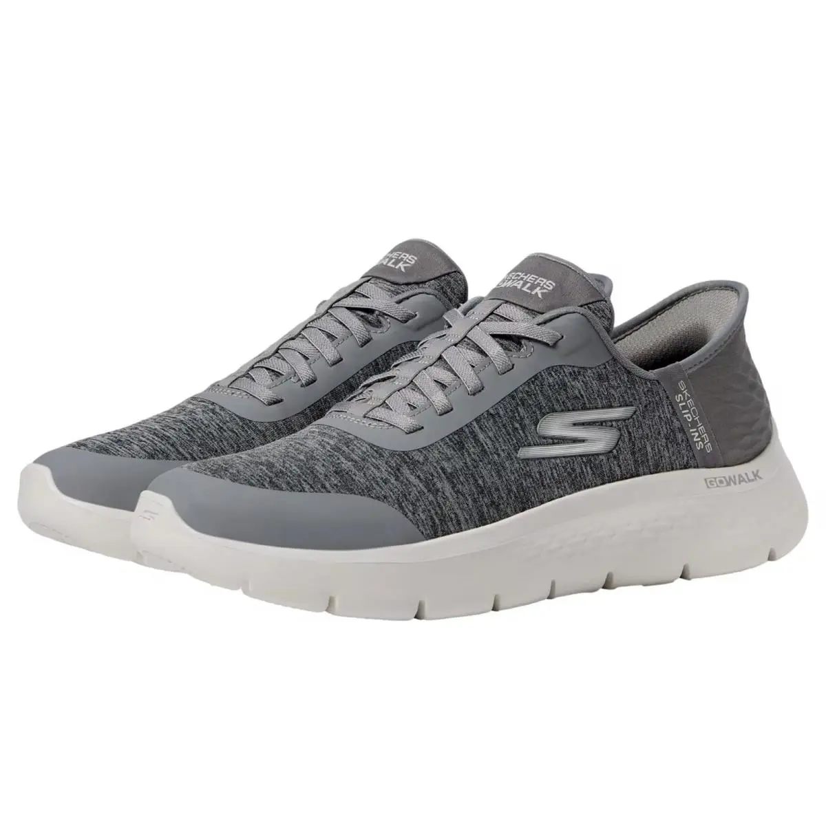 Skechers shoes - Go Walk Flex Dacey Hands Free Slip-Ins - 124835-GRY-8-Medium - Gray (UPC: 197627448916) 2