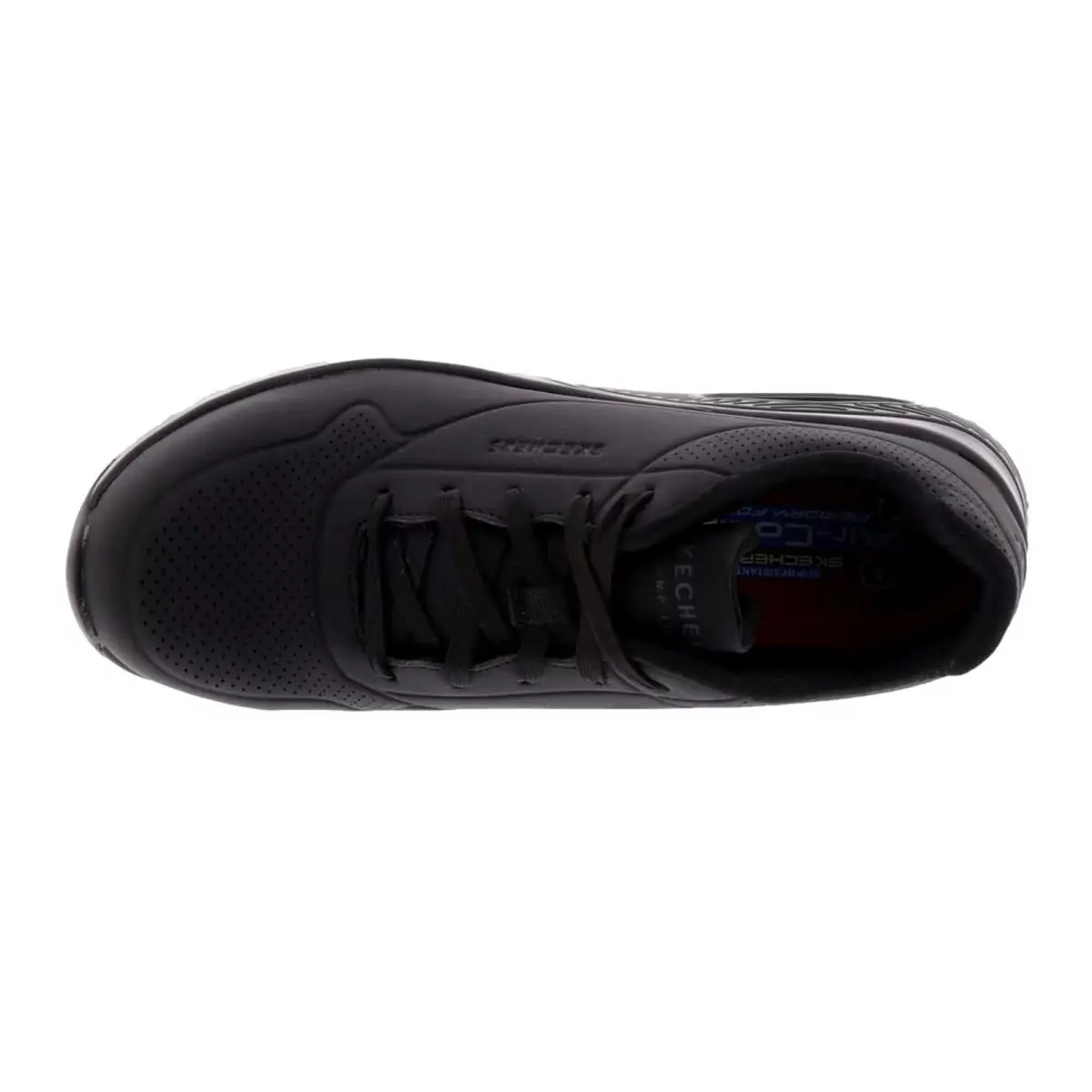 Skechers shoes - Uno SR - Deloney Comp Toe - 108101-BLK-8-Medium - Black (UPC: 196311832413) 0