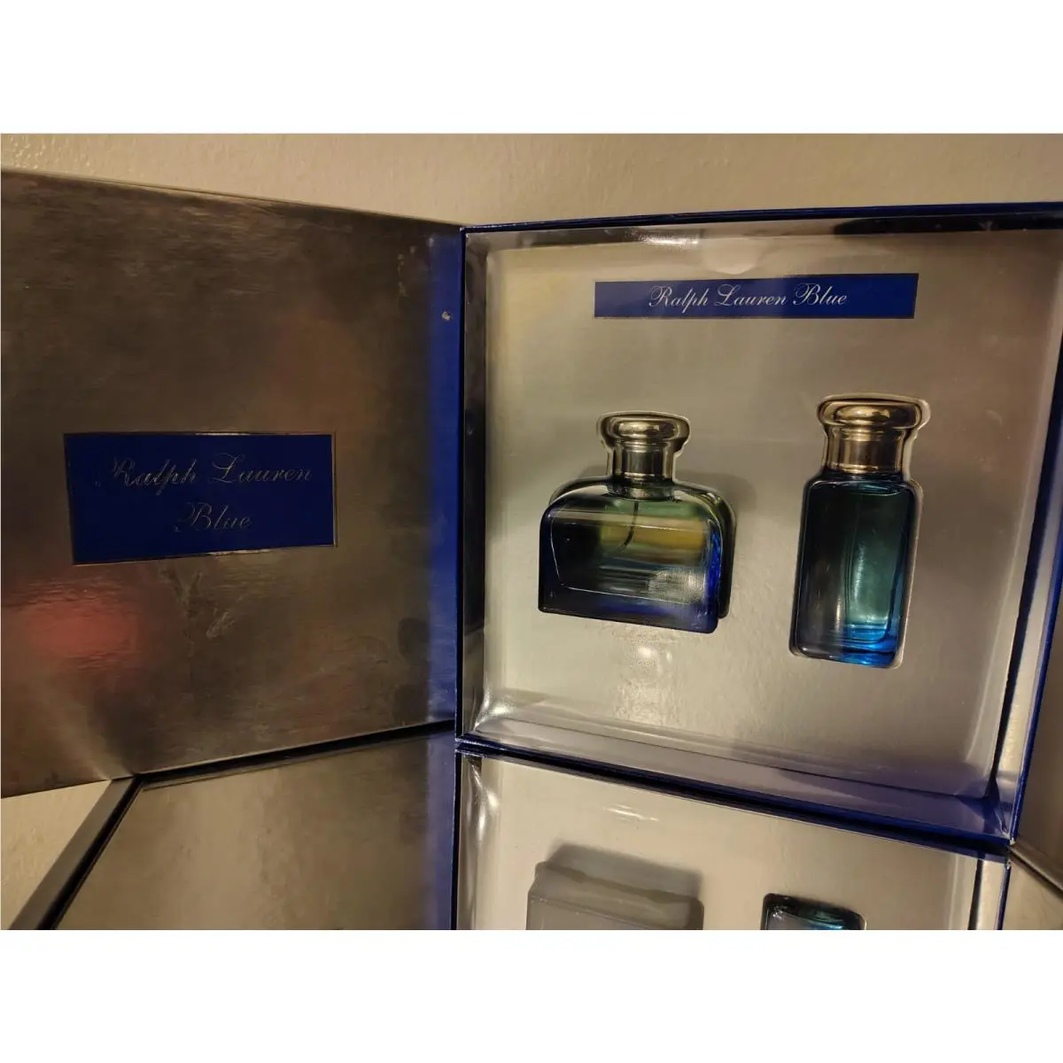 2PC Set Ralph Lauren Blue For Women 4.2 oz Edt Spray+1.0 oz Edt Spray