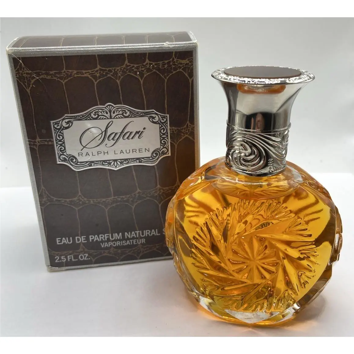 Vtg Safari Ralph Lauren Eau De Parfum 2.5 Fl. OZ /75ml Spray By Cosmair Rare