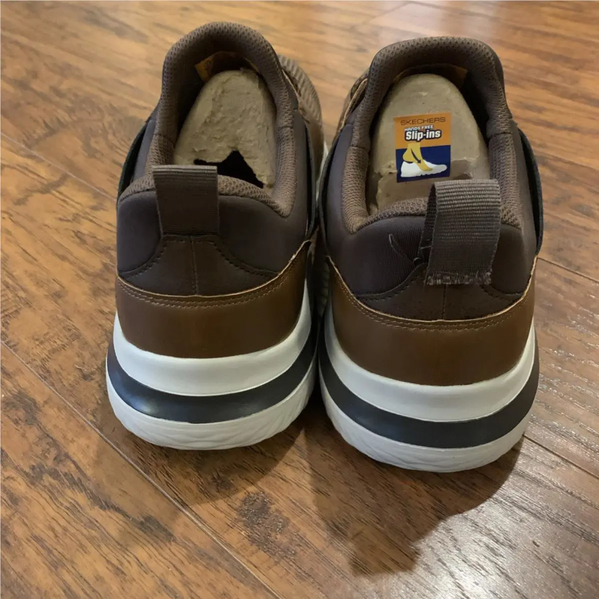 Skechers shoes - Skechers Hands-Free Slip-ins - Brown (UPC: 0198376537692) 0