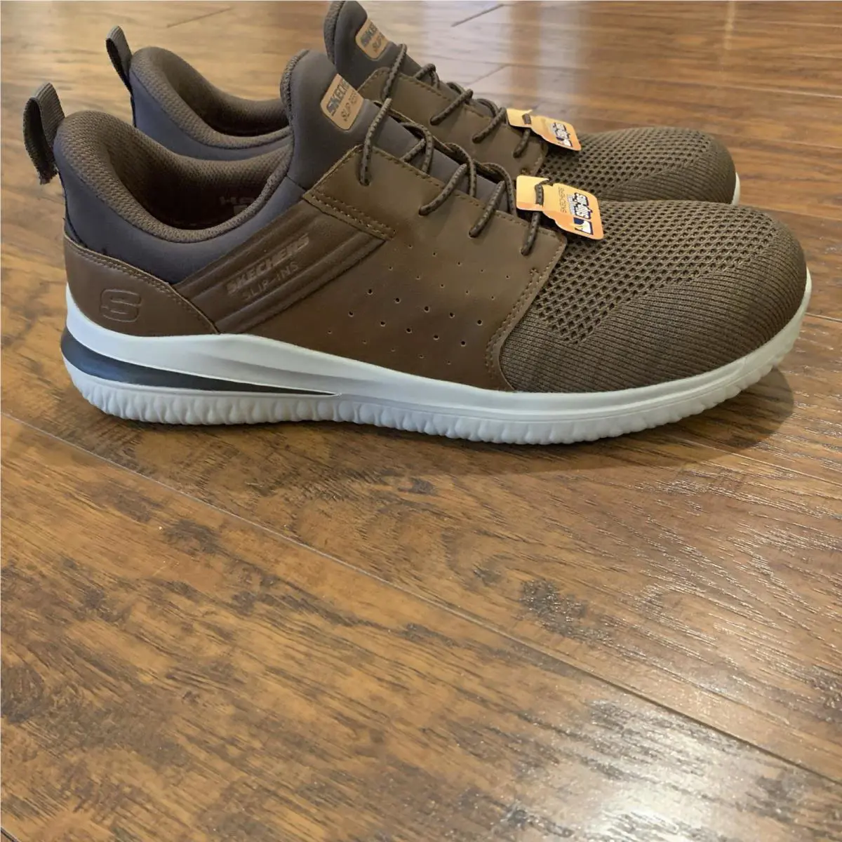 Skechers shoes - Skechers Hands-Free Slip-ins - Brown (UPC: 0198376537692) 1