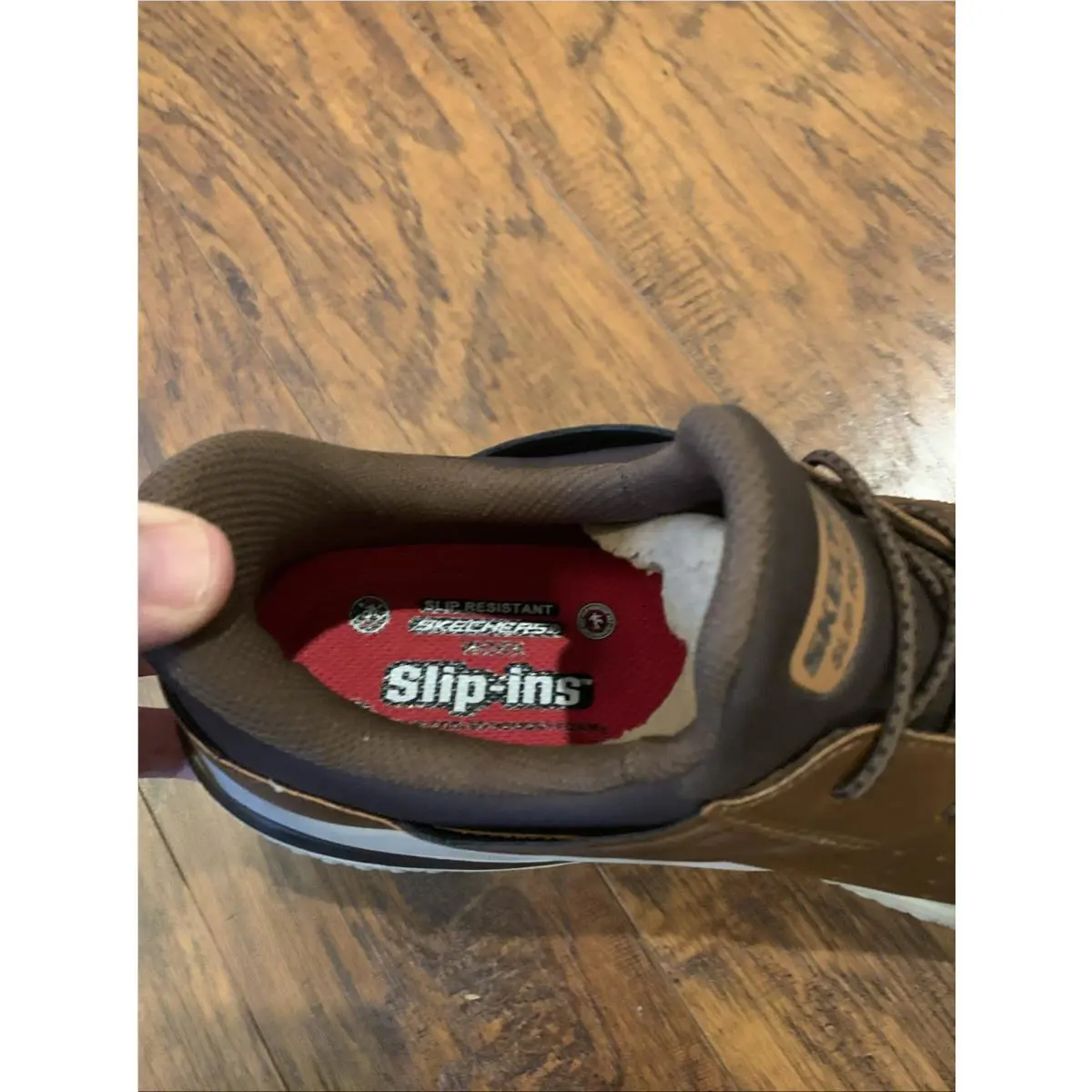 Skechers shoes - Skechers Hands-Free Slip-ins - Brown (UPC: 0198376537692) 2