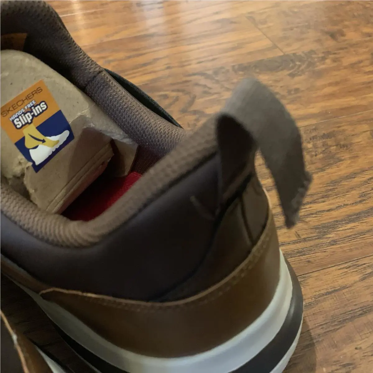 Skechers shoes - Skechers Hands-Free Slip-ins - Brown (UPC: 0198376537692) 4